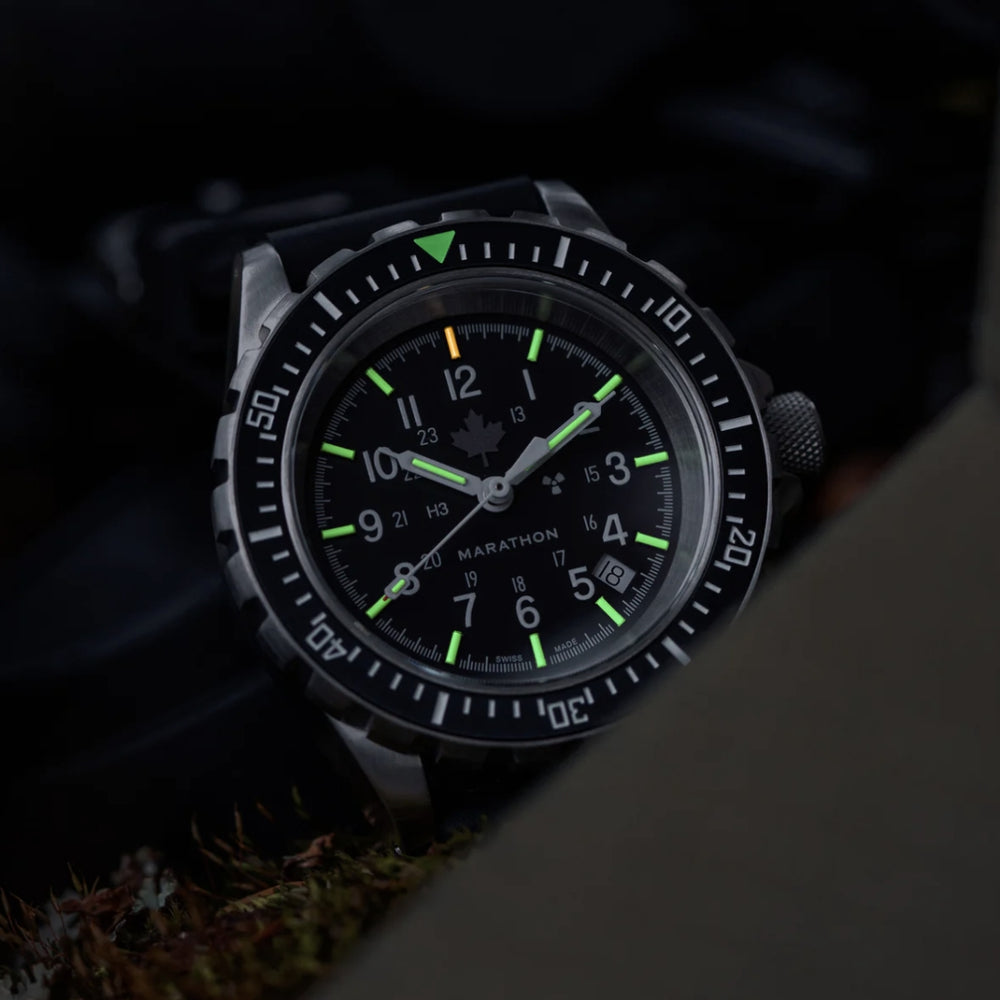 GSAR® Grey Maple Diver's Automatic Type II 41mm - Black on Rubber Strap