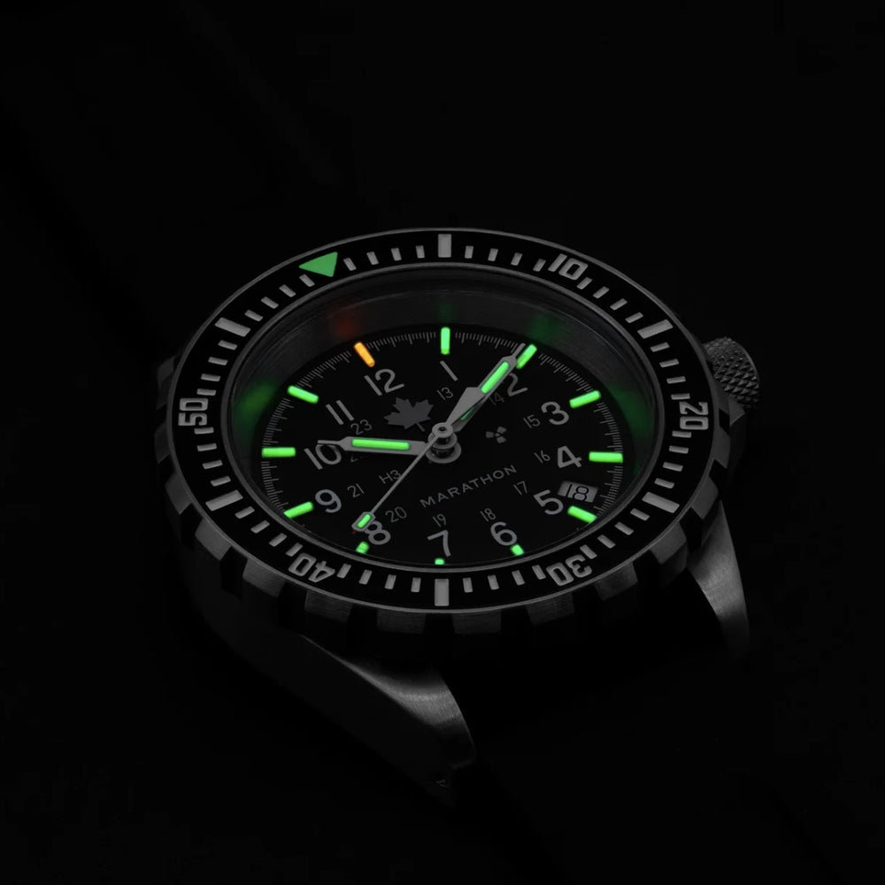 GSAR® Grey Maple Diver's Automatic Type II 41mm - Black on Rubber Strap