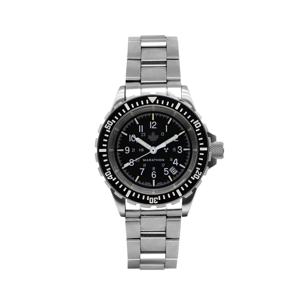 GSAR® Grey Maple Diver's Automatic Type II 41mm - Black on Bracelet