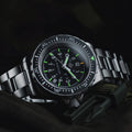 GSAR® Grey Maple Diver's Automatic Type II 41mm - Black on Bracelet