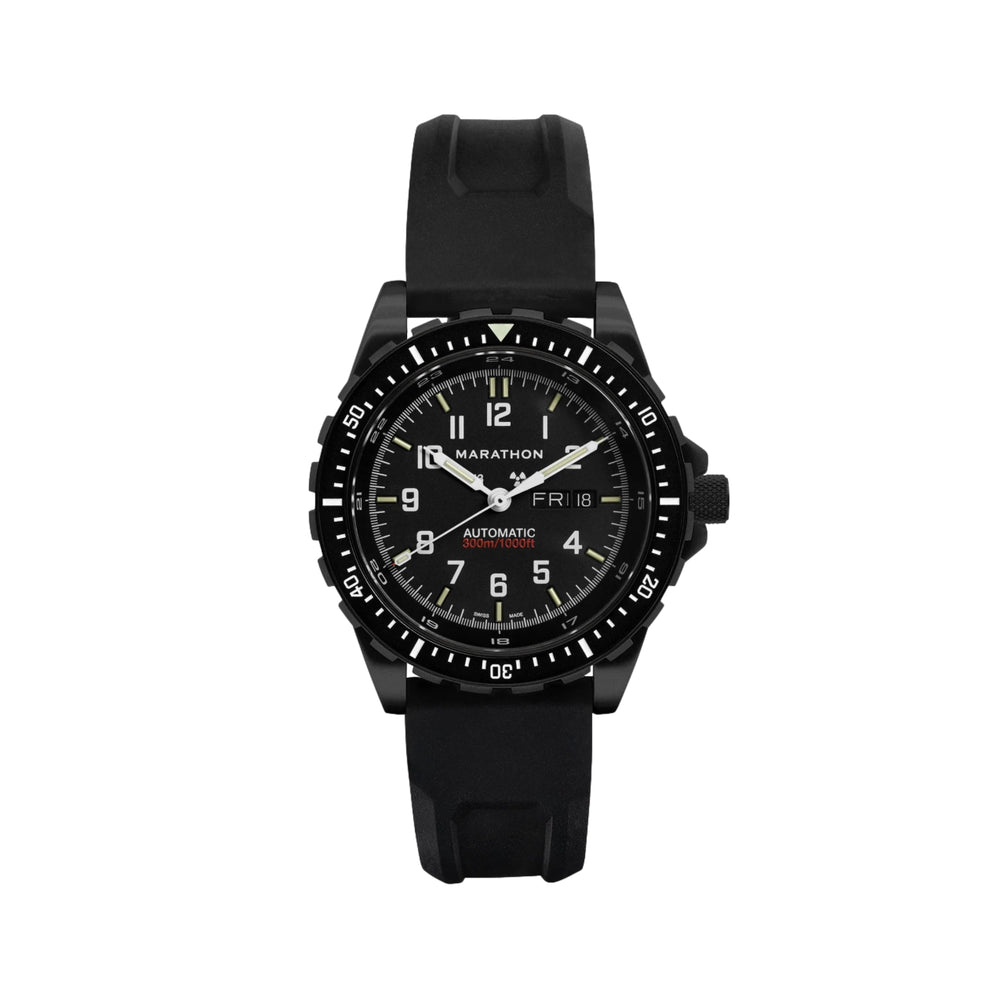 JDD® Standard-Issue Diver's Automatic Type II 46mm - Anthracite on Rubber Strap