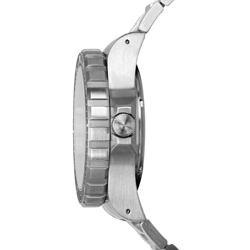 JSAR® Red Maple MaraGlo Diver's Quartz Type II 46mm - Black on Bracelet