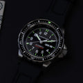 JDD® Standard-Issue Diver's Automatic Type II 46mm - Black on Rubber Strap
