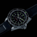 JDD® Standard-Issue Diver's Automatic Type II 46mm - Black on Rubber Strap