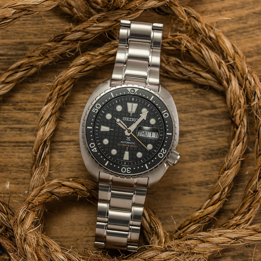 Seiko Prospex King Seiko Turtle Waffle Dial Seiko Mods King Turtle