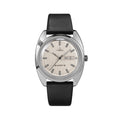 Q Dress Reissue Day Date SST 37mm - Silver on Leather Strap