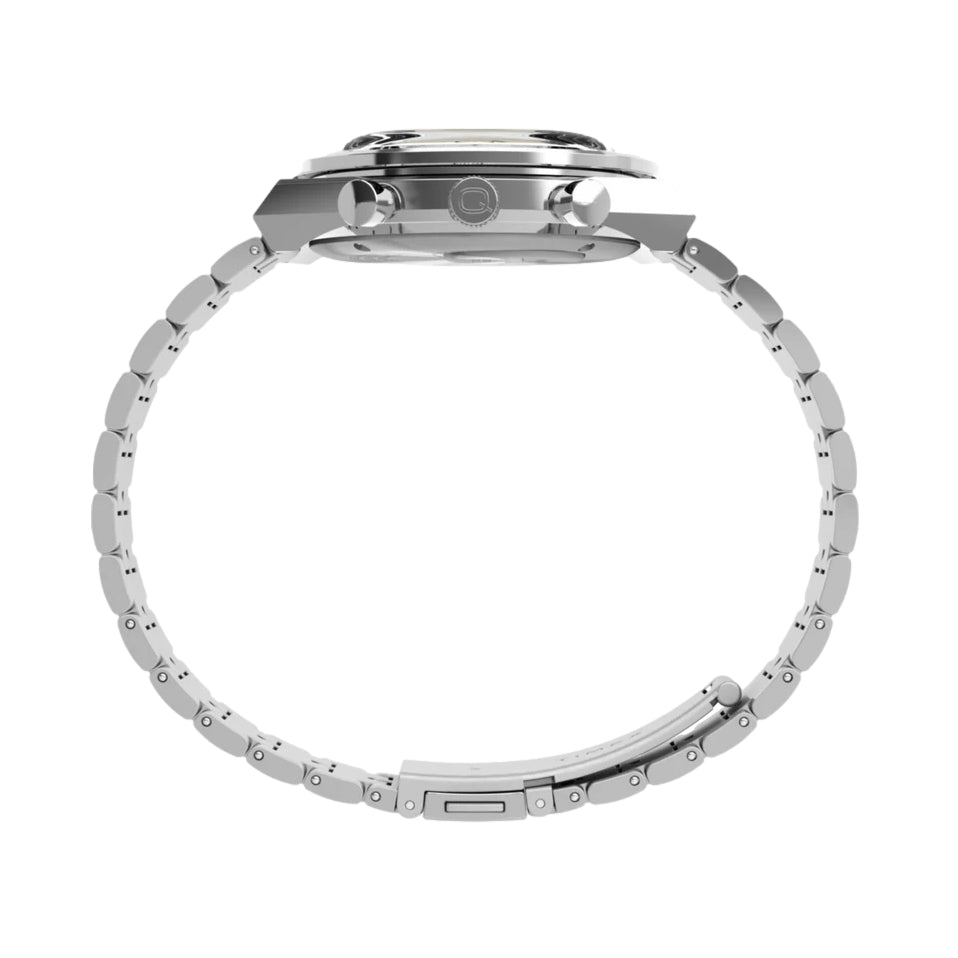 Q Timex Chronograph 40mm - Black on Bracelet