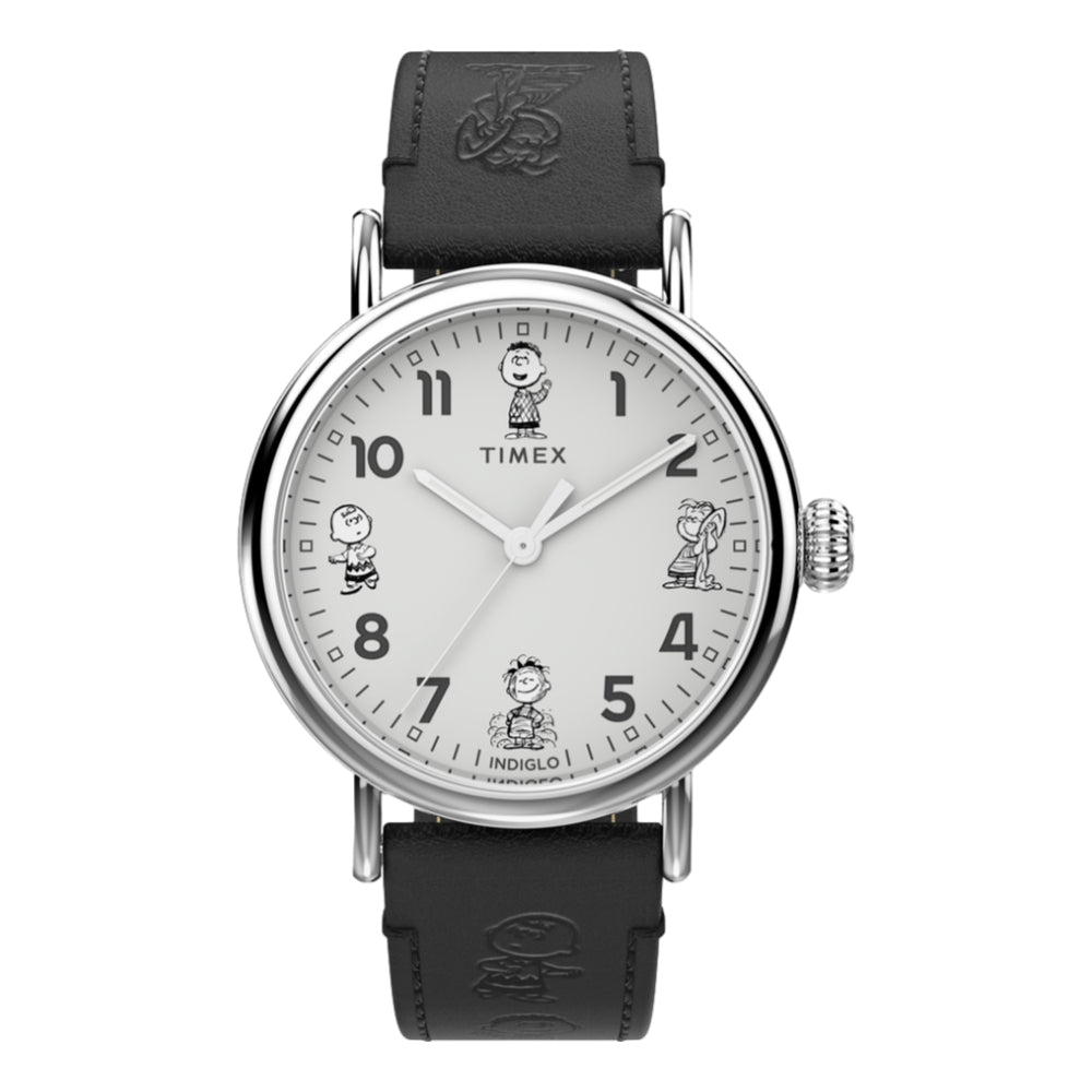 Standard 40mm Peanuts Sketch Silver-Tone Dial