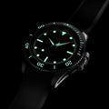 Atelier Marine M1a 41mm - Black on Rubber Strap