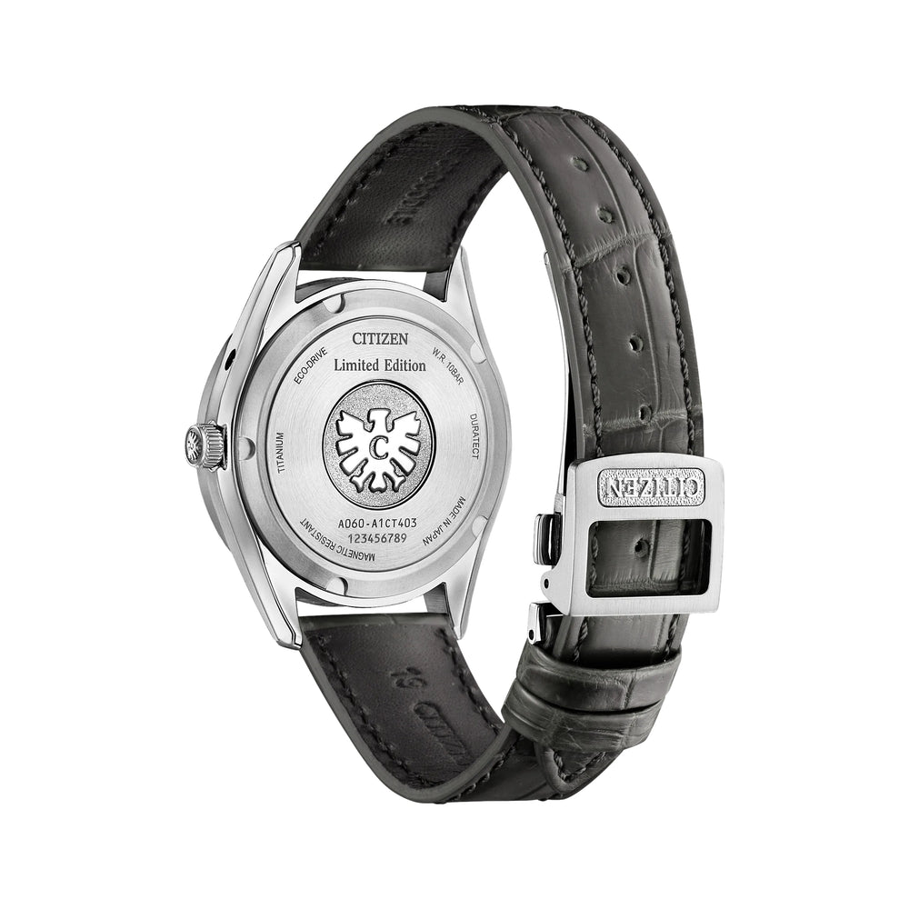The CITIZEN Super Titanium™ Limited Edition 38.3mm - Silver on Leather Strap
