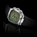 Seventies Chronograph 40mm - Matte Lacquered Green on Bracelet