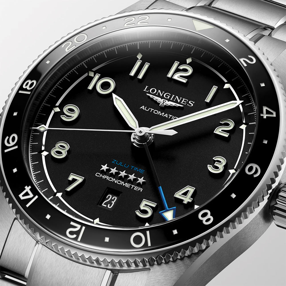 Spirit Zulu Time 42mm - Black on Bracelet