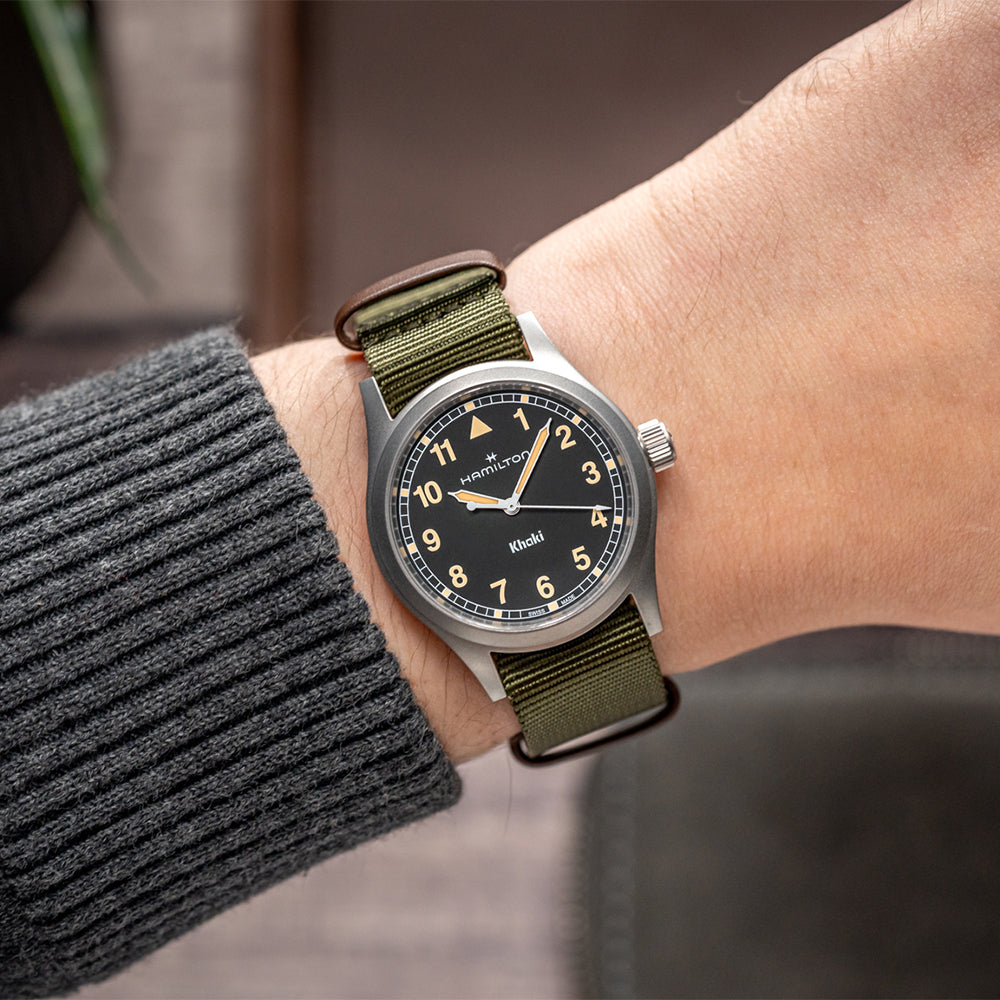 Khaki Field Quartz Black Dial, 38mm