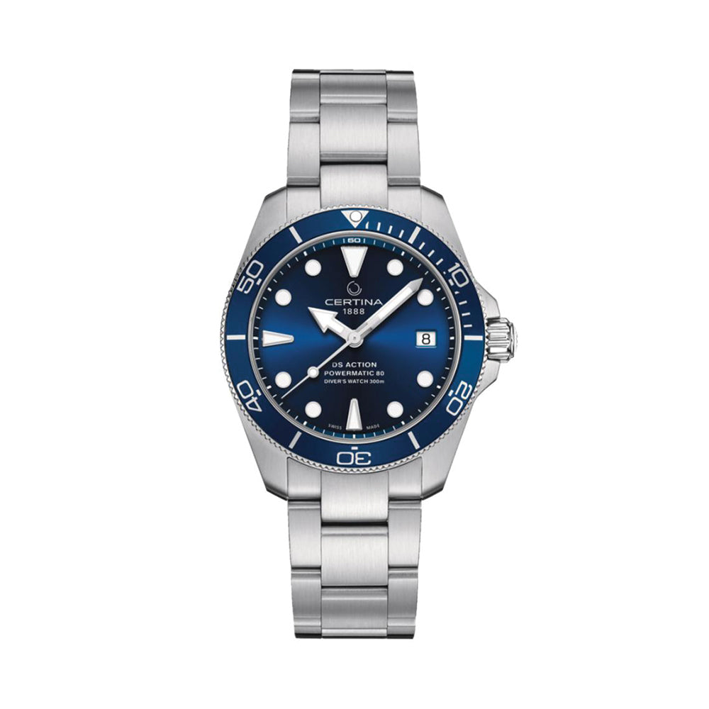 DS Action Diver 38mm - Blue on Bracelet