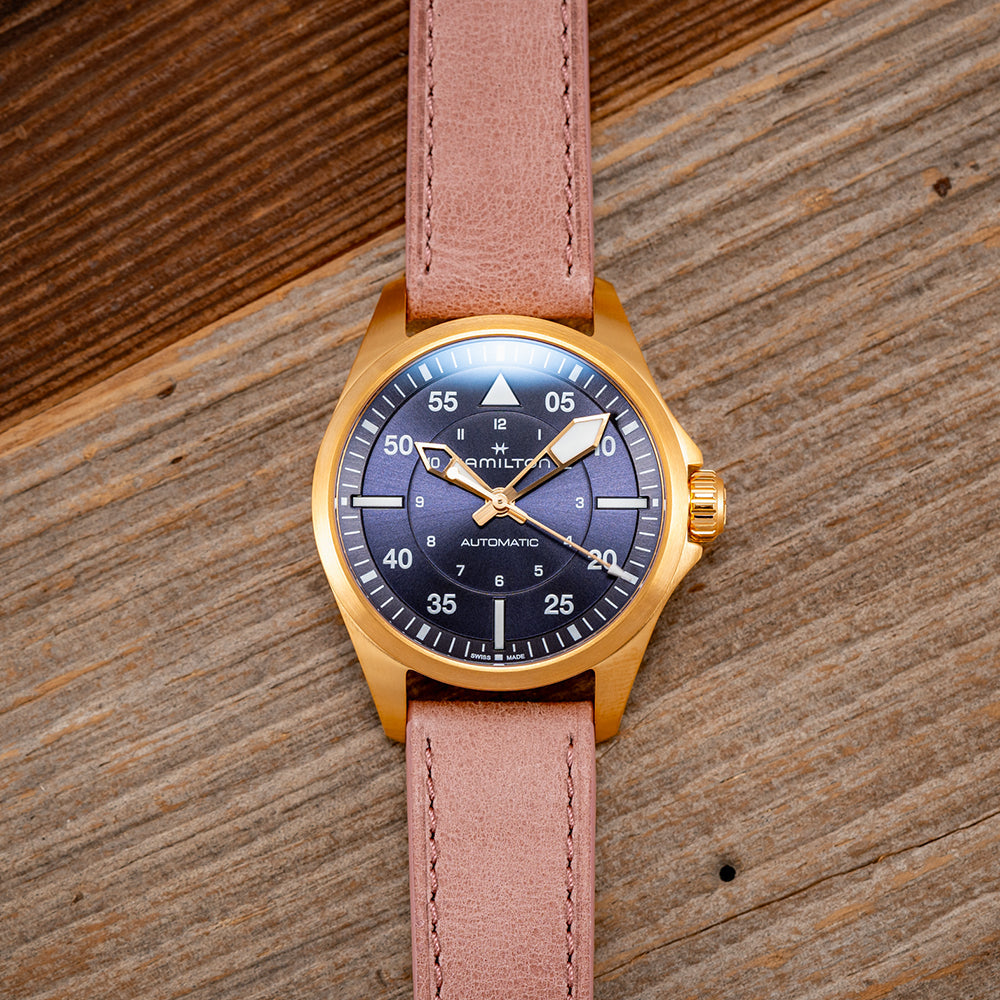 Pilot 36mm Blue Dial on Strap