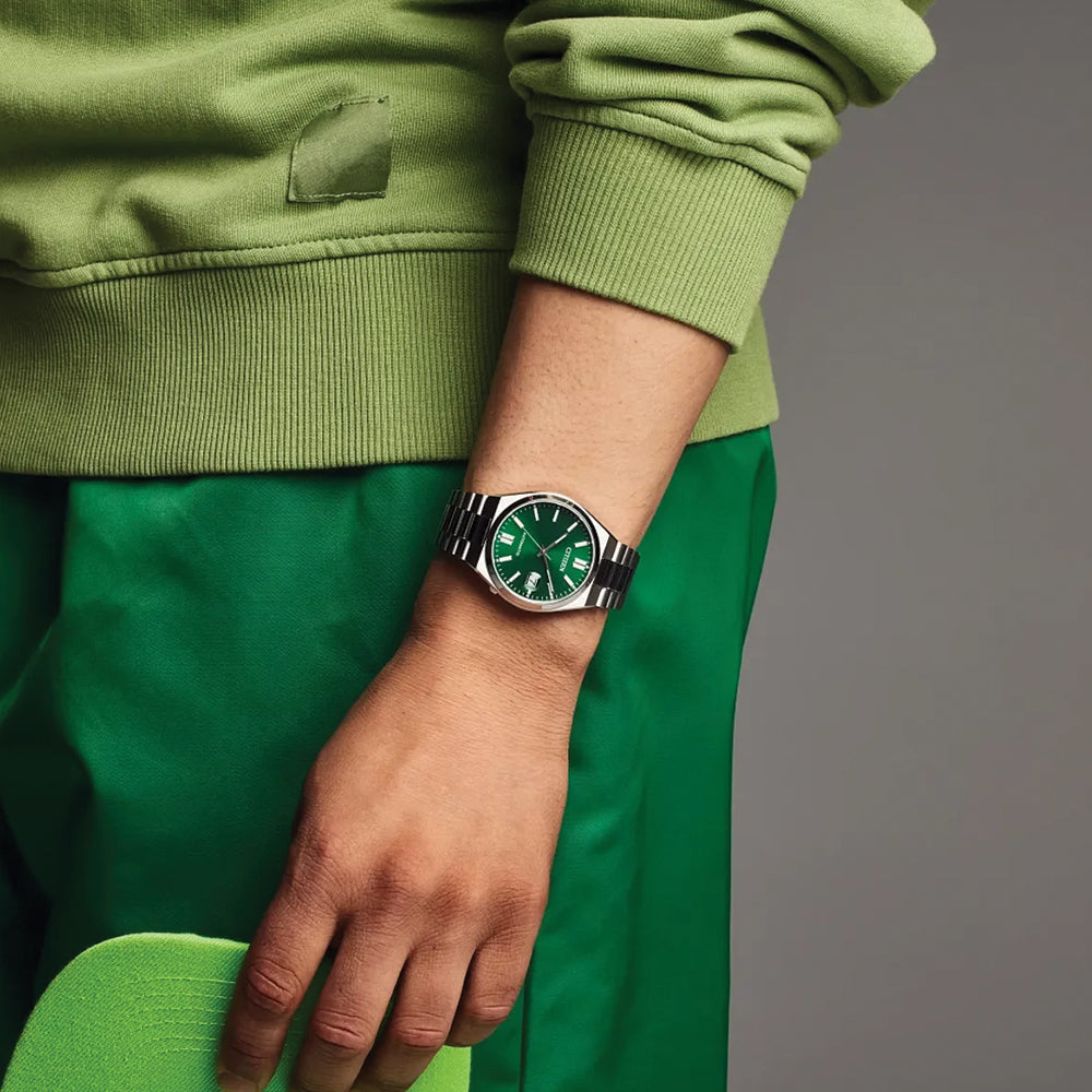 Tsuyosa Automatic 40mm - Sunray Green on Bracelet