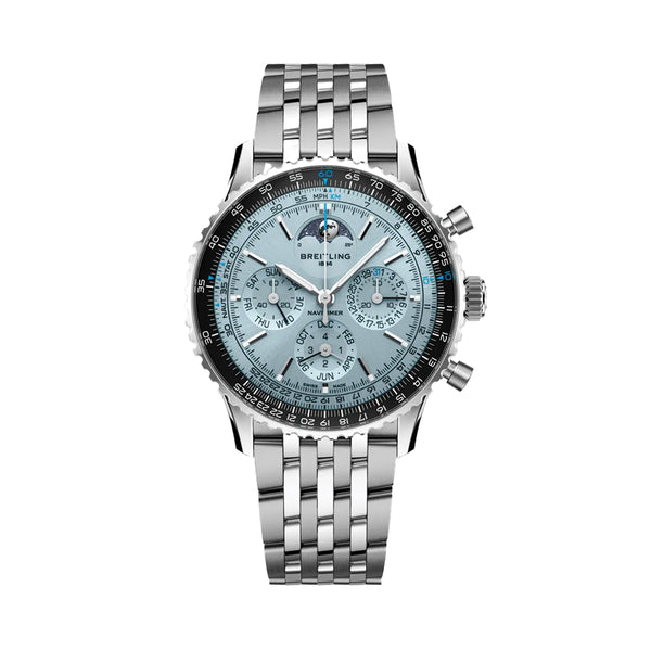Navitimer B19 Chronograph Perpetual Calendar 43mm - Blue on
