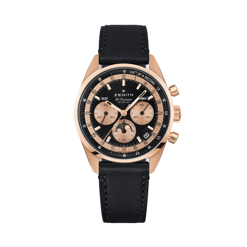 Chronomaster Original Triple Calendar Rose Gold 38mm - Black on