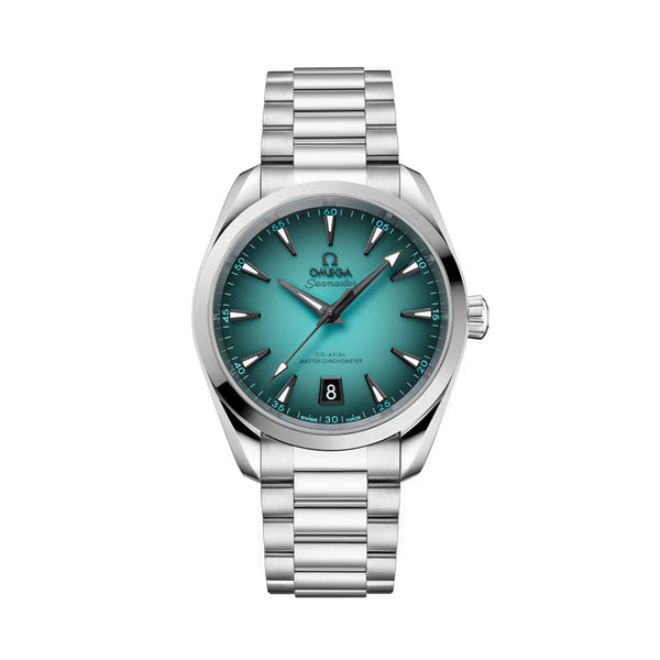 Seamaster Aqua Terra 150M 38mm Turquoise on Bracelet Teddy