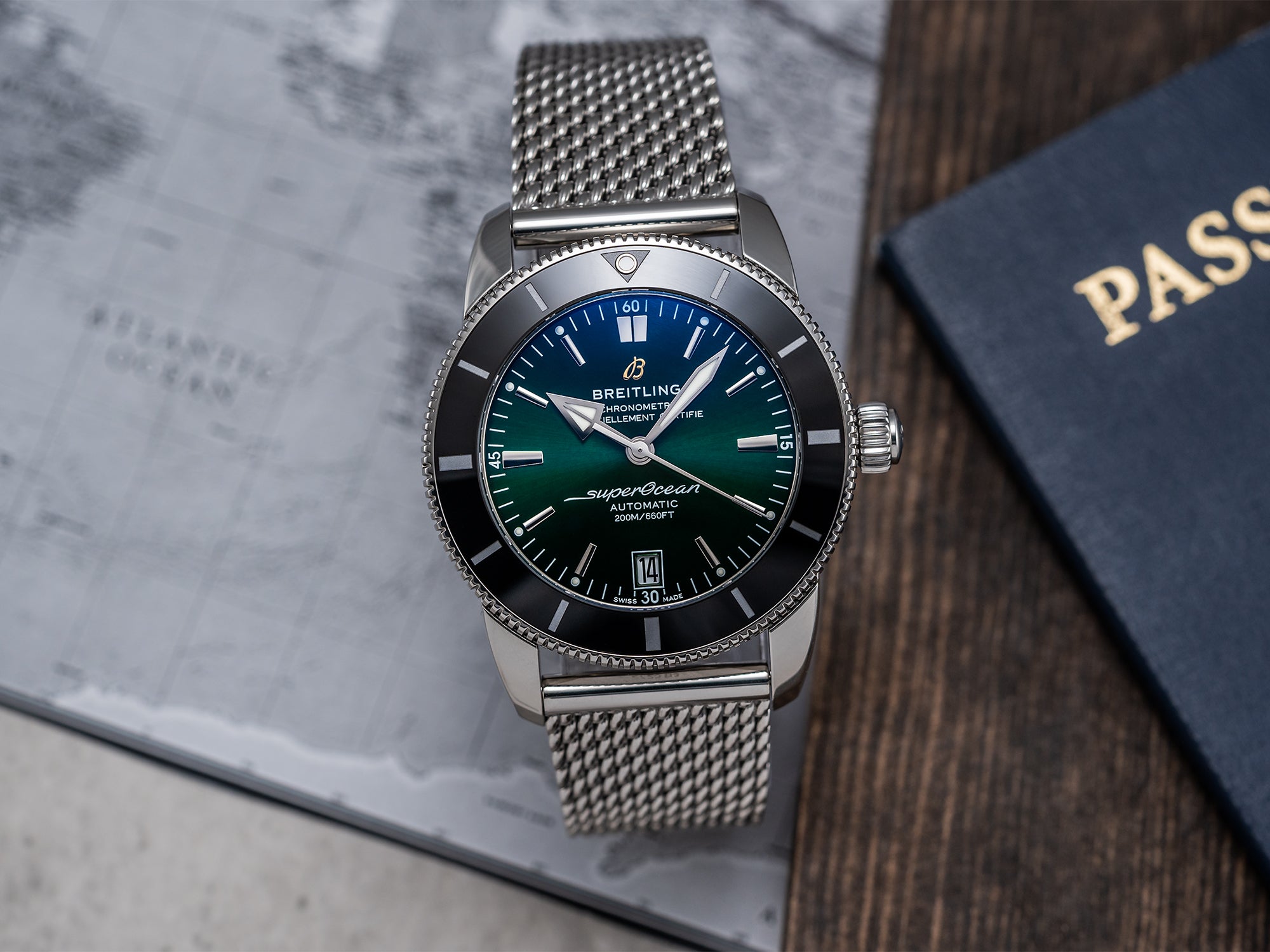 Breitling Superocean Heritage Green