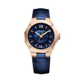 Riviera 10815 Automatic Date 39mm - Blue on Leather Strap