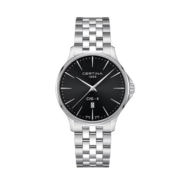 DS-8 Gent Quartz 40mm - Black on Bracelet - Teddy Baldassarre