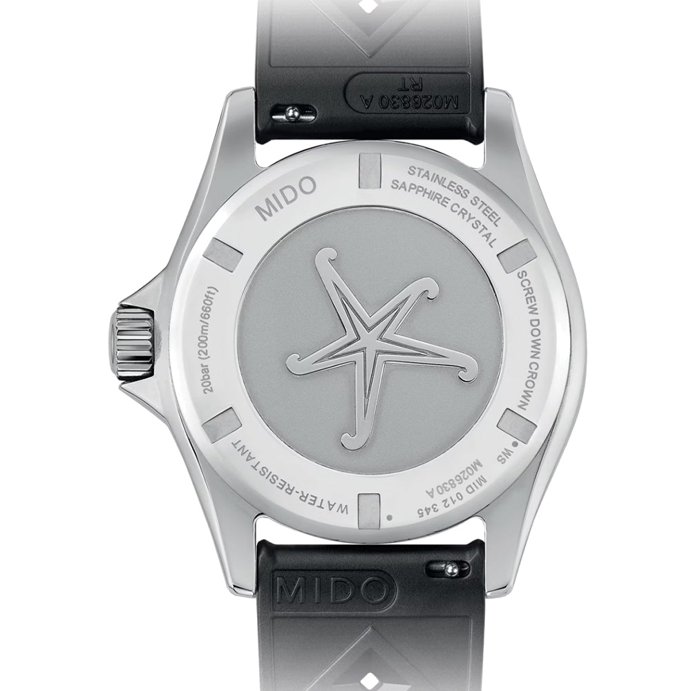 Ocean Star Tribute 40.5mm - Red on Rubber Strap