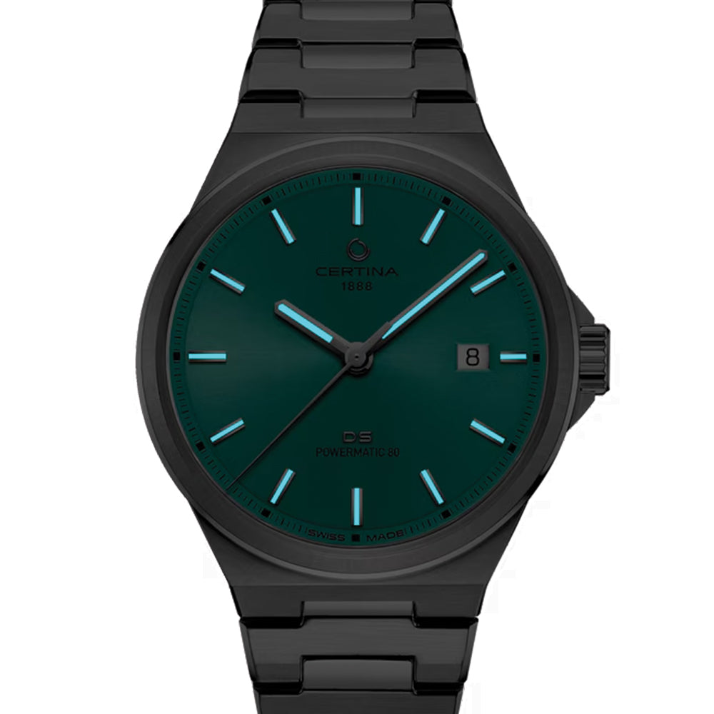 DS-7 Powermatic 80 39mm - Light Blue on Bracelet