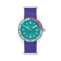 Oceanographer Snorkel Limited Edition Coral Ceramic 41mm - Teal on Tide Nylon Strap