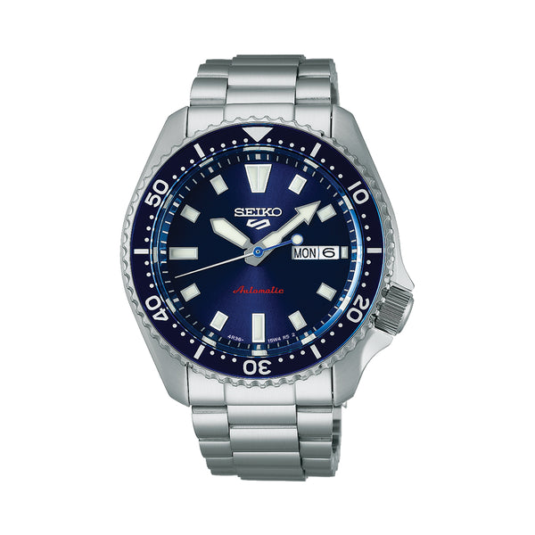 SEIKO 5 Automatic 腕時計 SRPL83 Seiko 5 SKX 42.5mm - Blue on Bracelet - Teddy Baldassarre