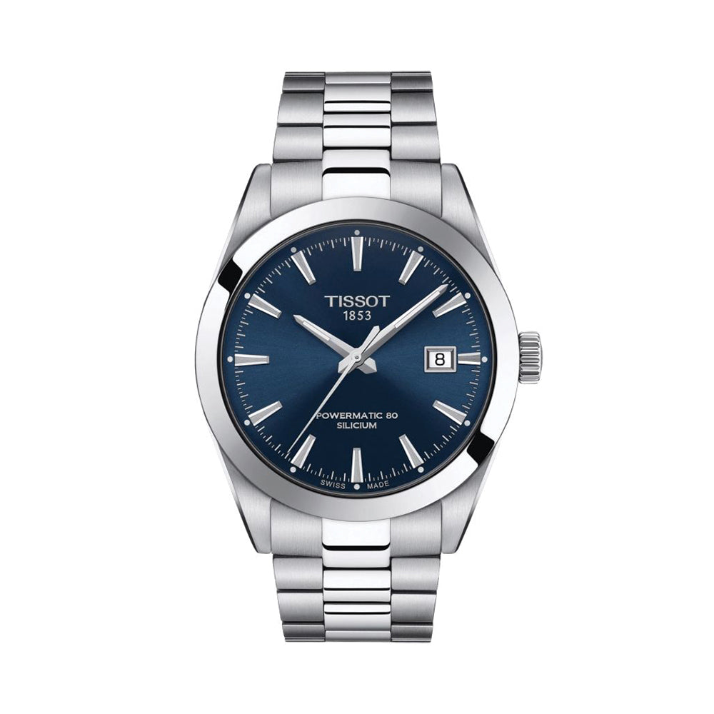 Gentleman Powermatic 80 Silicium 40mm - Blue on Bracelet