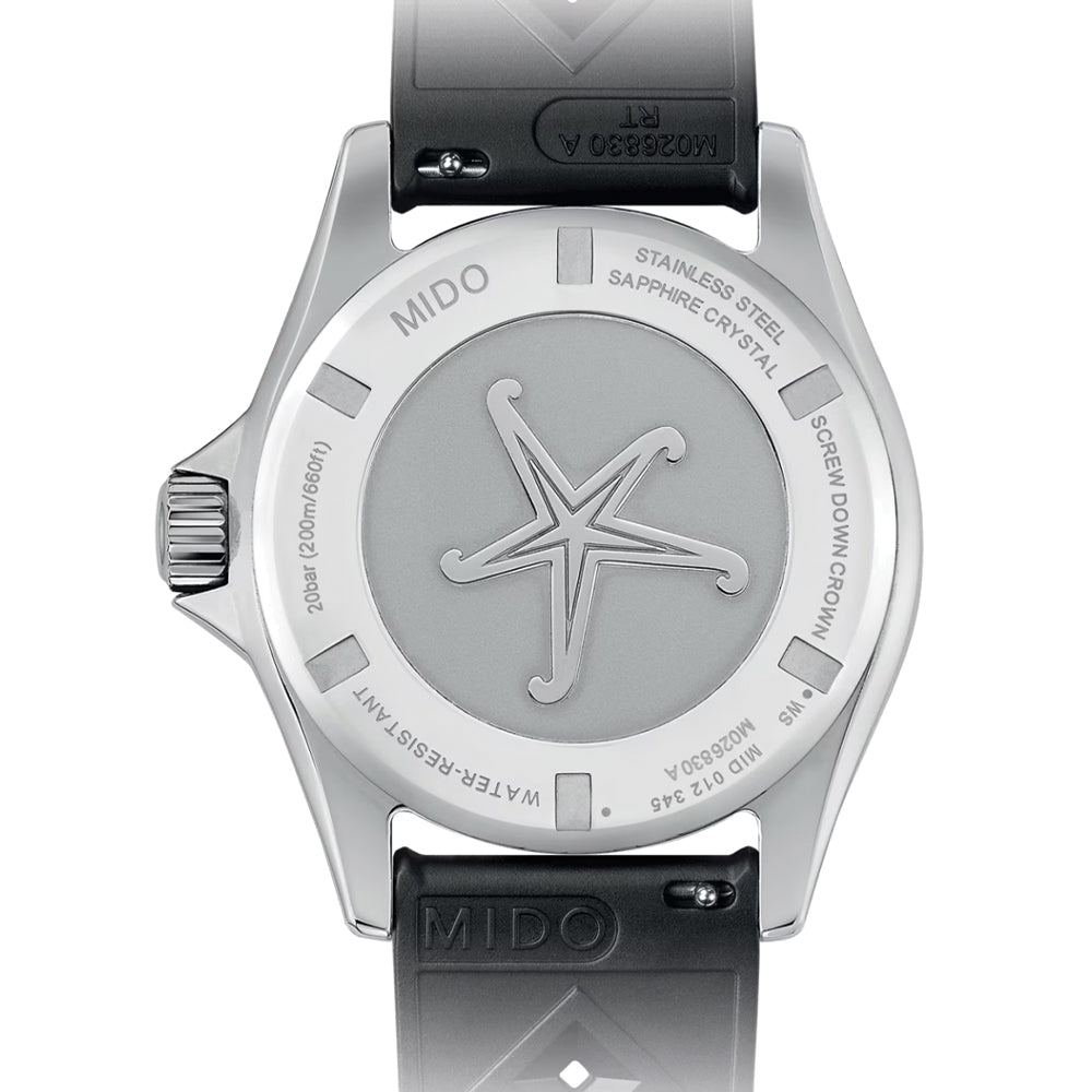 Ocean Star Tribute 40.5mm - Grey on Rubber Strap