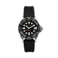 OSAR-Diver Type I Automatic with Date 36mm - Black on Rubber Strap