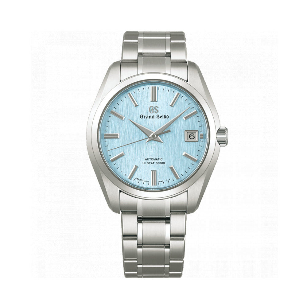 SBGH349 "Icefall" Heritage Mechanical Hi-Beat 36000 Titanium 40mm - Blue on Bracelet