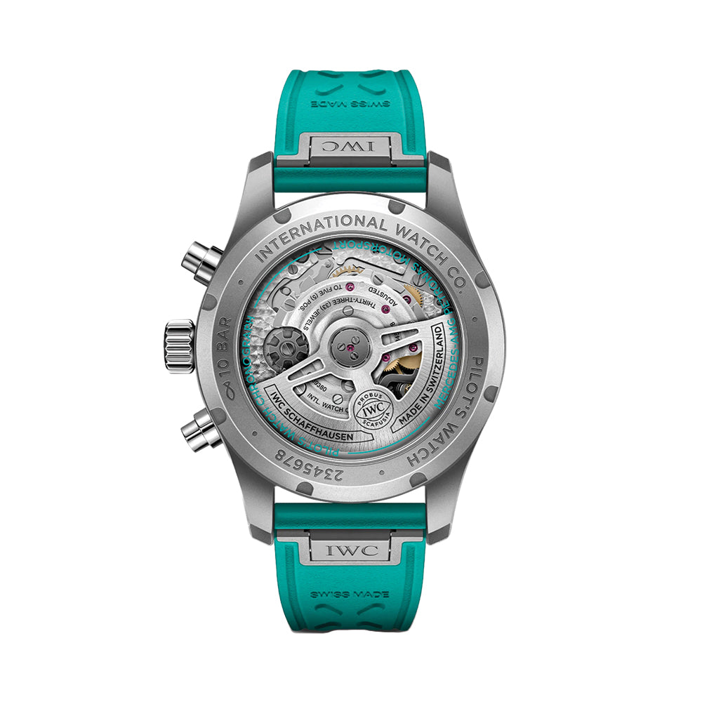 Pilot’s Watch Chronograph “Mercedes-AMG PETRONAS Formula One™ Team” Edition 41mm - Black on Rubber Strap