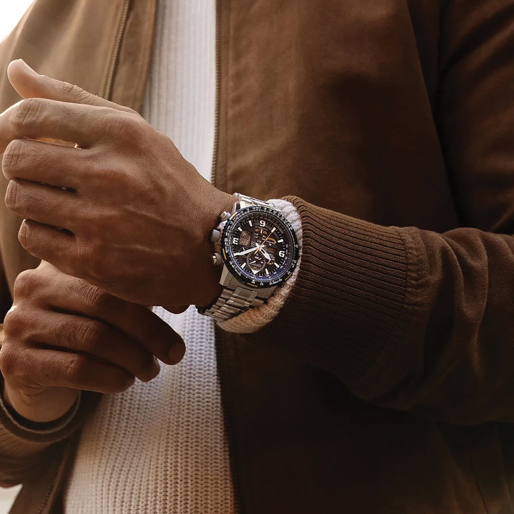 Promaster Skyhawk A-T Blue Angels 45mm - Black on Bracelet