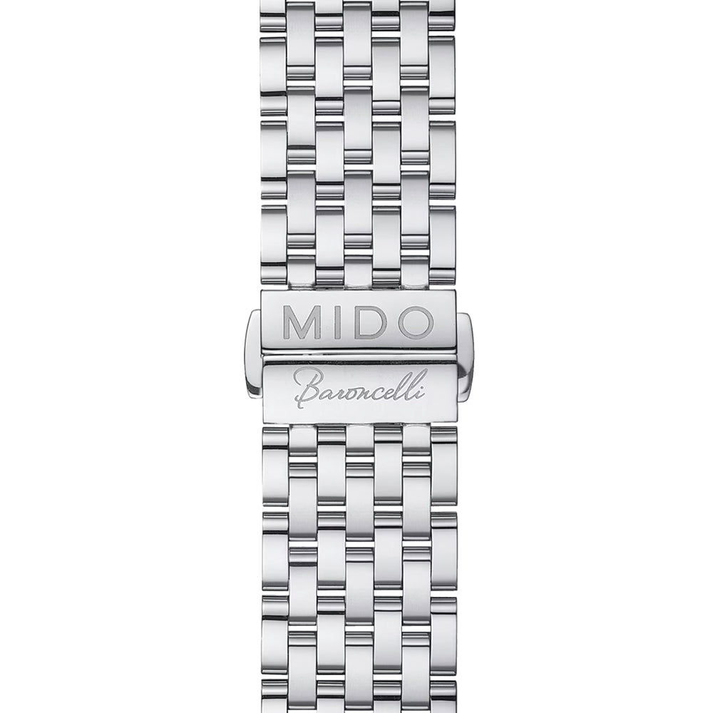 Baroncelli Heritage Gent 39mm - White on Bracelet
