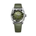 Concept One Automatic 39mm - Green on Rubber Strap