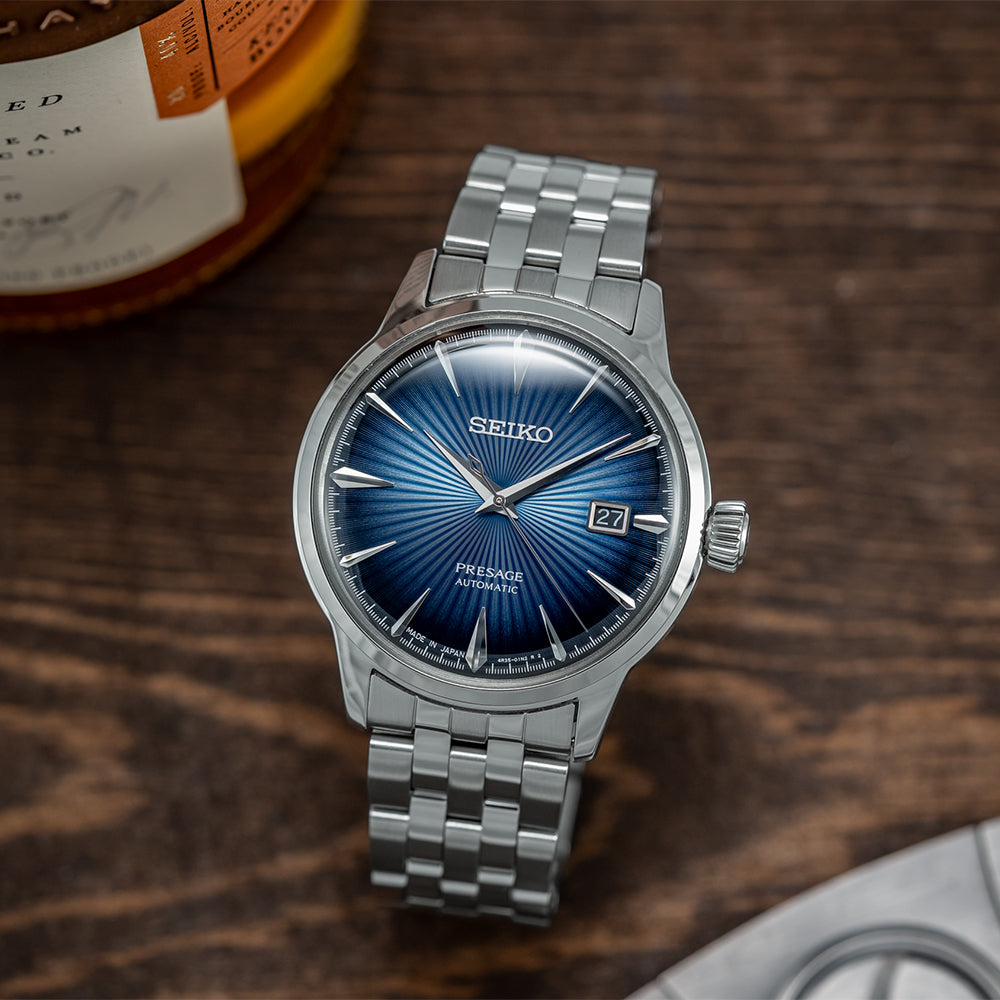 Presage Cocktail Time Blue Dial, 40.5mm SRPB41