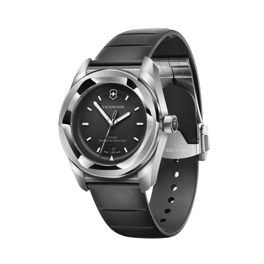 Concept One Solar 39mm - Black on Rubber Strap