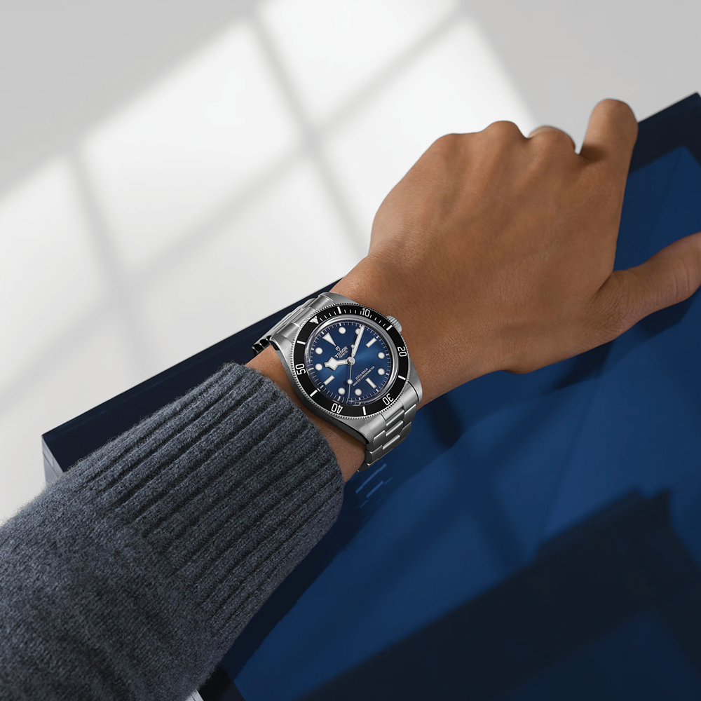 Black Bay 68 43mm - Blue, Black Bezel on Bracelet | Teddy Baldassarre Black Bay 68 43mm - Blue, Black Bezel on Bracelet | Teddy Baldassarre