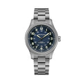 Khaki Field Titanium Auto 42mm - Blue on Bracelet