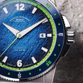Sportivo Compass Date 42.5mm - Blue on Bracelet