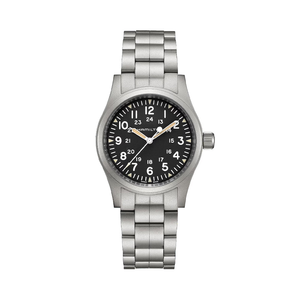 Khaki Field Mechanical 38mm - Black on Bracelet