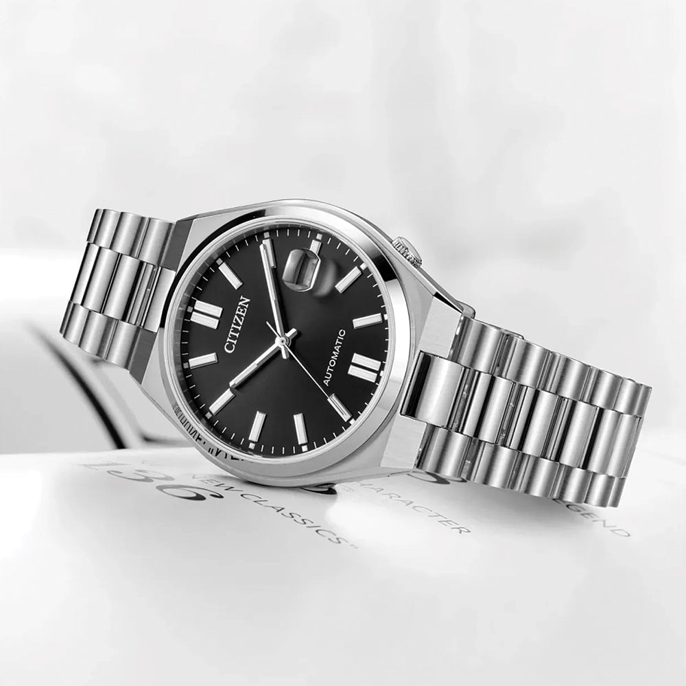Tsuyosa Automatic 40mm - Sunray Black on Bracelet