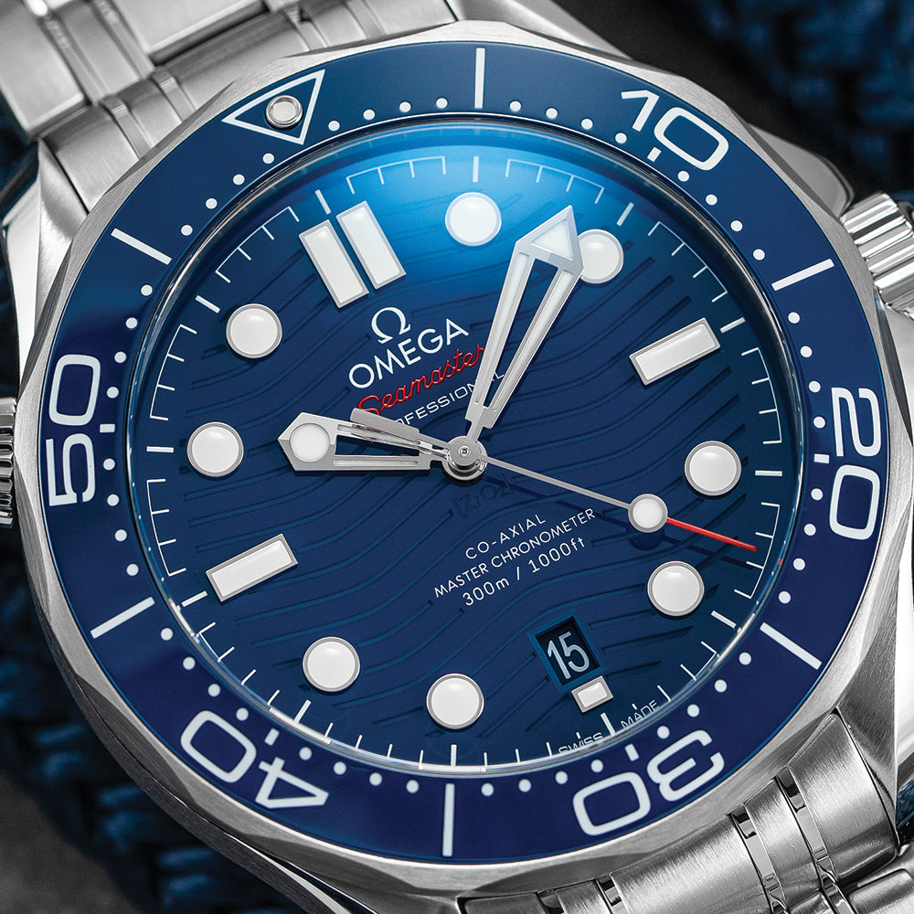 Seamaster Diver 300M Co-Axial Master Chronometer 42mm - Blue on Bracelet