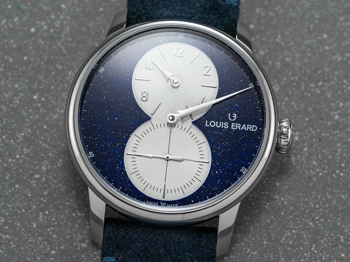 Louis Erard x Massena Lab Le Chronograph Monopoussoir Gold Watch