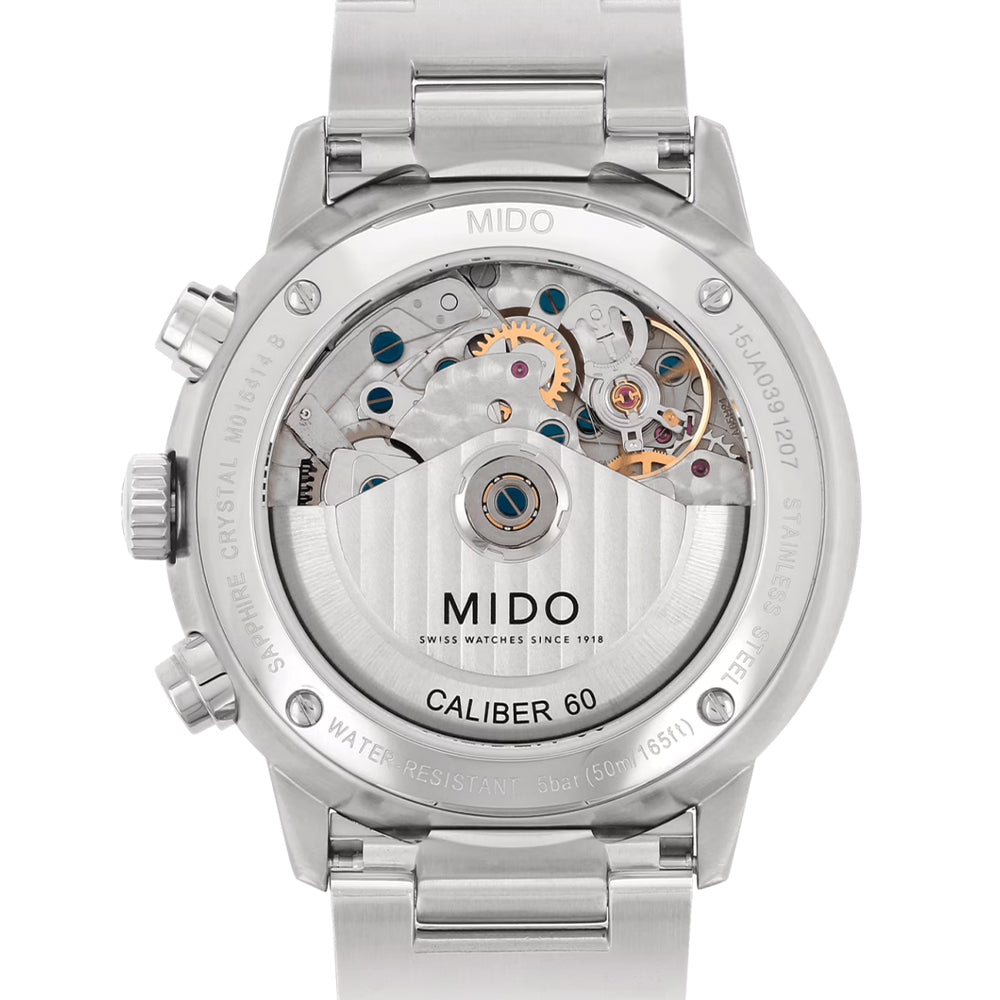 Commander II Chronograph 42.5mm - Anthracite w/ Rose Gold Accents on Bracelet