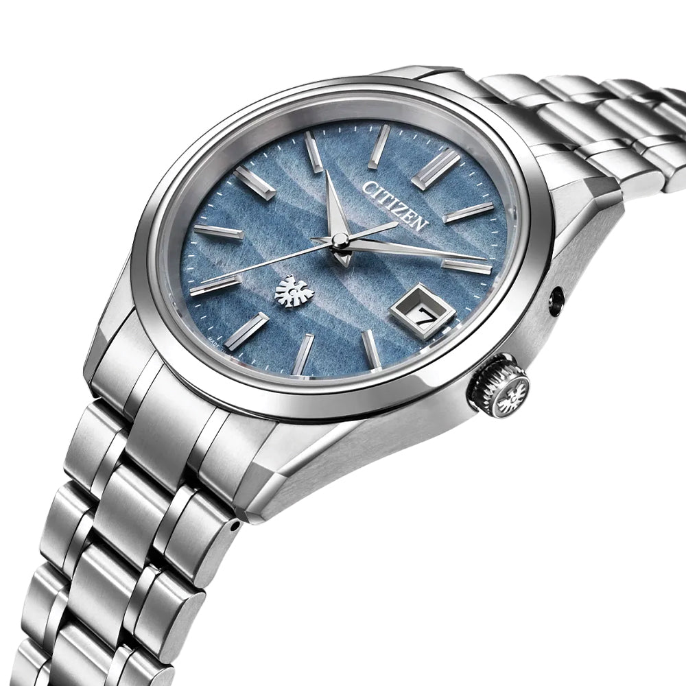 The CITIZEN Eco-Drive Super Titanium 38.3mm - Grey on Bracelet