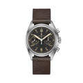 Khaki Aviation Pioneer Mechanical Chrono 40mm - Black on Leather Strap